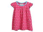 Chloe Spot Print Jersey Dress for 0 3 Months Baby Beetroot Color