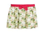 Janey Jungle Print Skirt for 2 3 years Girls White Color