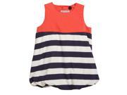 Matilda Nautical Stripe Dress for 8 years Girls Red Color