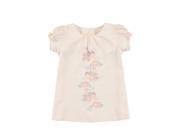 Grace Placement Floral Dress for 12 18 Months Baby Pink Color