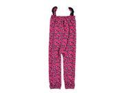 liza Animal Print Jersey Jumpsuit for 10 years Girls Pink Color