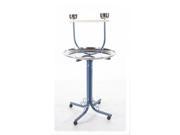 28 T Stand with Casters Stainless Steel Dishes J8 2828 Black