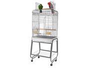 22 x18 Play Top Cage with Removable Stand 702 White