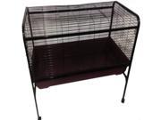 Deluxe Rabbit Cage Stand 47 x 40 x 25 RB120P Green