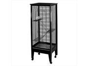 Medium 4 Level Small Animal Cage on Casters SA2420H BK PL
