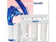 Crystal Quest CQE CO 02014 Commercial Big Inline Replaceable Triple Multi Plus Water Filter System