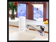 CRYSTAL QUESTÂ Faucet Mount Water Filter System White