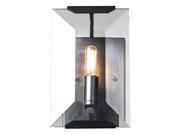 1212 Monaco Collection Wall Sconce W 6in H 10in Ext 7in Lt 1 Flat Black Matte Finish