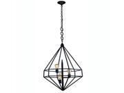 Marquis Collection Pendant Lamp D 22 H 40 Lt 3 Aged Iron Finish