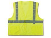 8220HL 4XL 5XL Lime Class 2 Standard Vest