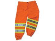 8911 S M Orange Class E Two Tone Pants