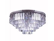 1201 Sydney Collection Pendent lamp D 44 H 32 Lt Polished nickel Finish Royal Cut Silver Shade Crystals