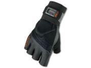 910 XL Black Impact Gloves w Wrist Support