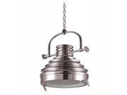 Industrial Collection Pendant lamp D 16 H 29.5 Lt 1 Brushed Nickel Finish