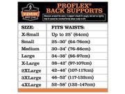 1505 2XL Black Low Profile Weight Lifters Back Support