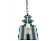 Champlain Collection Pendant Lamp D 8 H 15 Lt 1 Siver Shade Finish