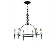 Celtic Collection Pendant Lamp D 24 H 23 Lt 6 Bronze Finish