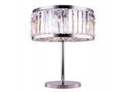 1203 Chelsea Collection Table Lamp D 18 H 32 Lt 4 Polished nickel Finish Royal Cut Crystals
