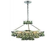 Bettina Collection Pendant Lamp D 26 H 24 Lt 8 Polished Nickel Finish Royal Cut Clear