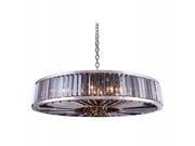 1203 Chelsea Collection Pendent lamp D 43.5 H 15.5 Lt 10 Polished nickel Finish Royal Cut Silver Shade Crystals