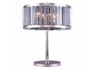 1203 Chelsea Collection Table Lamp D 18 H 32 Lt 4 Polished nickel Finish Royal Cut Silver Shade Crystals