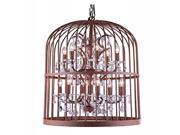 1207 Austin Collection Pendent lamp D 24 H 42 Lt 12 Rustic Intent Finish Royal Cut Crystals
