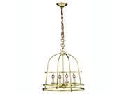 Baltic Collection Pendant Lamp D 18 H 28 Lt 4 Burnished Brass Finish