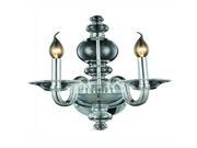 Champlain Collection Wall Sconce W 10 H 17 E 9.5 Lt 2 Chrome Finish