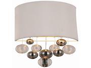 Phoebe Collection Pendant Lamp D 30 H 50 Lt 6 Polished Nickel Finish