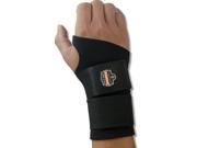 675 S Black Ambidextrous Double Strap Wrist Support