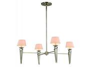 Olympia Collection Pendant Lamp D 36 H 59 Lt 4 Vintage Nickel Finish Royal Cut Clear