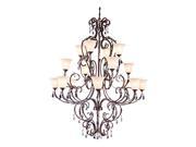 4900 Troy Collection Pendant lamp D 56.5 H 67.5 Lt 16 Gilded Umber Finish