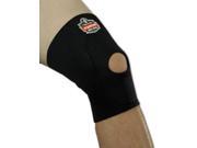 615 M Black Knee Sleeve w Sleeve Open Patella Anterior Pad