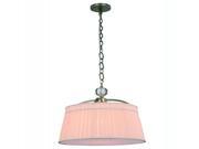 Cara Collection Pendant Lamp D 18 H 20 Lt 1 Vintage Nickel Finish