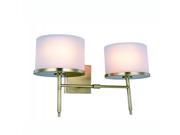 Bradford Collection Wall Sconce W 16 H 17 E 9 Lt 2 Burnished Brass Finish