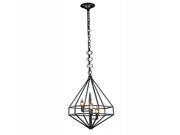Marquis Collection Pendant Lamp D 14 H 26 Lt 3 Aged Iron Finish