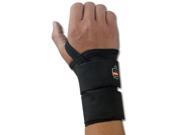 4010 S Lt Black Double Strap Wrist Support