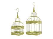 Mtl Bird Cage Set Of 2 19 Inches 15 Inches Height