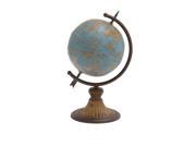 Metal Wd Globe 9 Inches Width 14 Inches Height