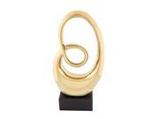 Cer Gold Luster Abstrac 10 Inches Width 21 Inches Height