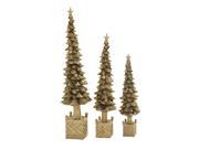 Ps Xmas Tree Set Of 3 12 Inches 15 Inches 19 Inches Height