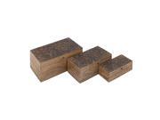 Wd Box Tree Set Of 3 8 Inches 10 Inches 12 Inches Width