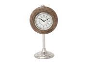 Ssteel Wd Table Clock 7 Inches Width 13 Inches Height