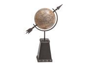 Metal Globe Decor 17 Inches Width 40 Inches Height