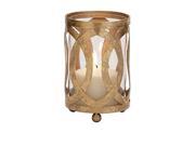 Mtl Gls Cndl Lantern 4 Inches Width 7 Inches Height