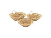 Seagrass Bskt Set Of 3 16 Inches 17 Inches 18 Inches Width