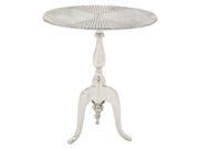 Alum Oval Accent Table 19 Inches Width 22 Inches Height