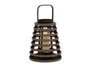 Wood Pvc Gls Lantern 11 Inches Width 19 Inches Height