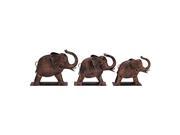 Mtl Elephant Set Of 3 9 Inches 10 Inches 11 Inches Height