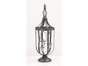 Mtl Gls Cndl Lantern 9 Inches Width 25 Inches Height